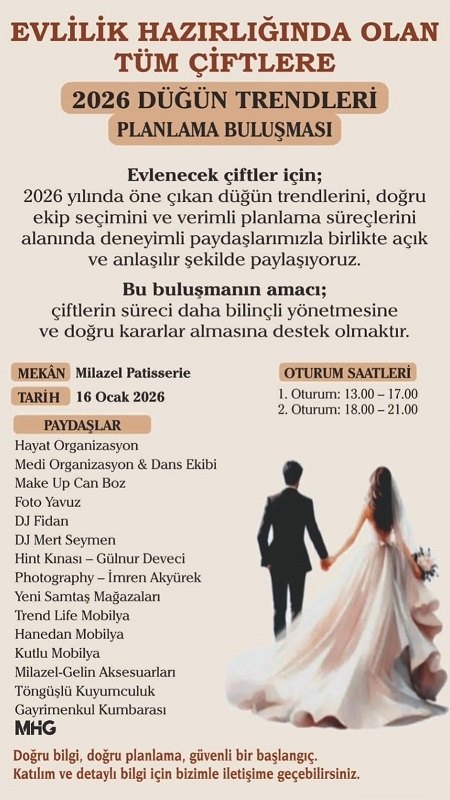 Evlilik ve Düğün Hazırlıkları Buluşması